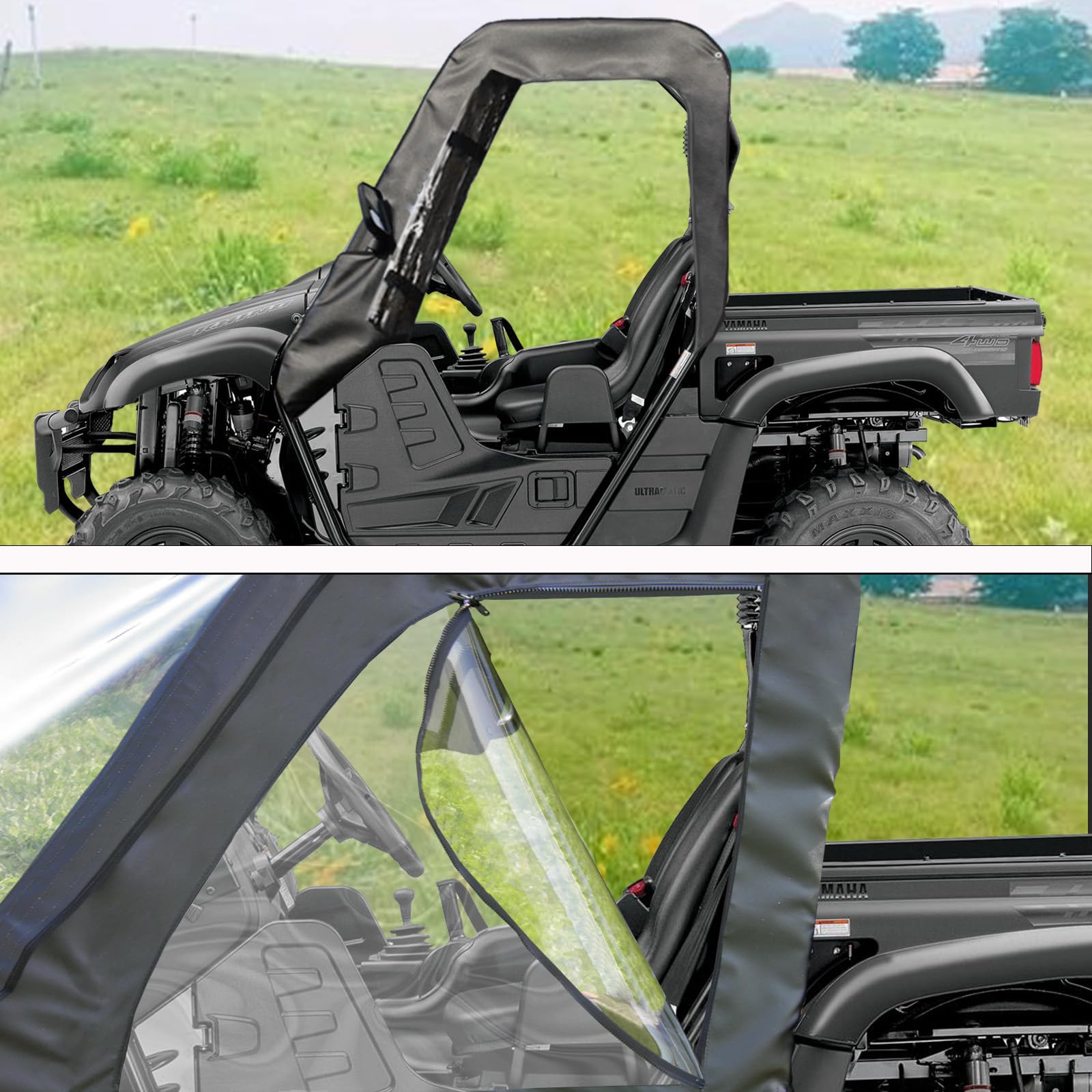 YONQIFON Soft Cab Enclosure Side Doors 900D Heavy Duty for Yamaha